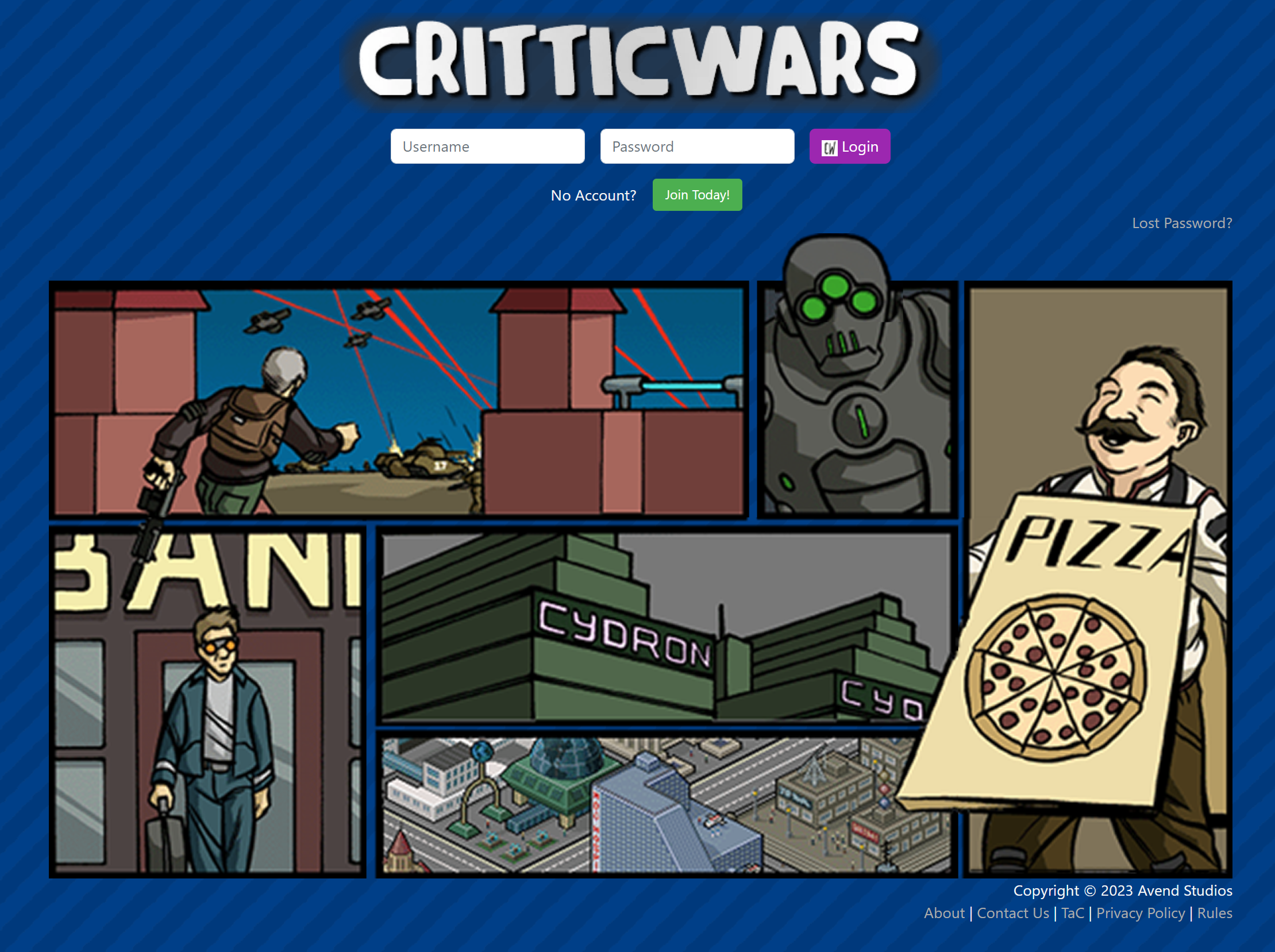 CritticWars at Apex Web Gaming