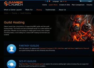 Guild Hosting Services