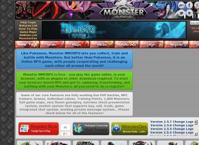 Monster MMORPG Game For Pokemon Online Games ...